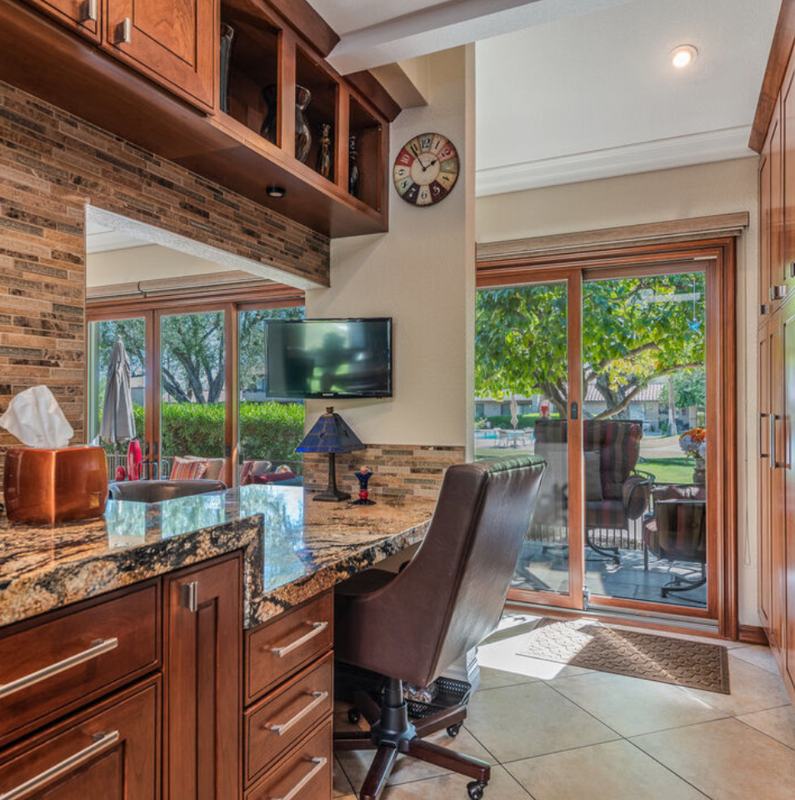 Dedicated home office nook with high-speed Wi-Fi